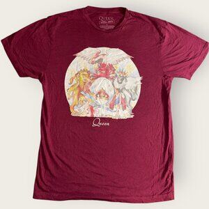 Burgundy Official Queen Graphic T-Shirt Size XL
